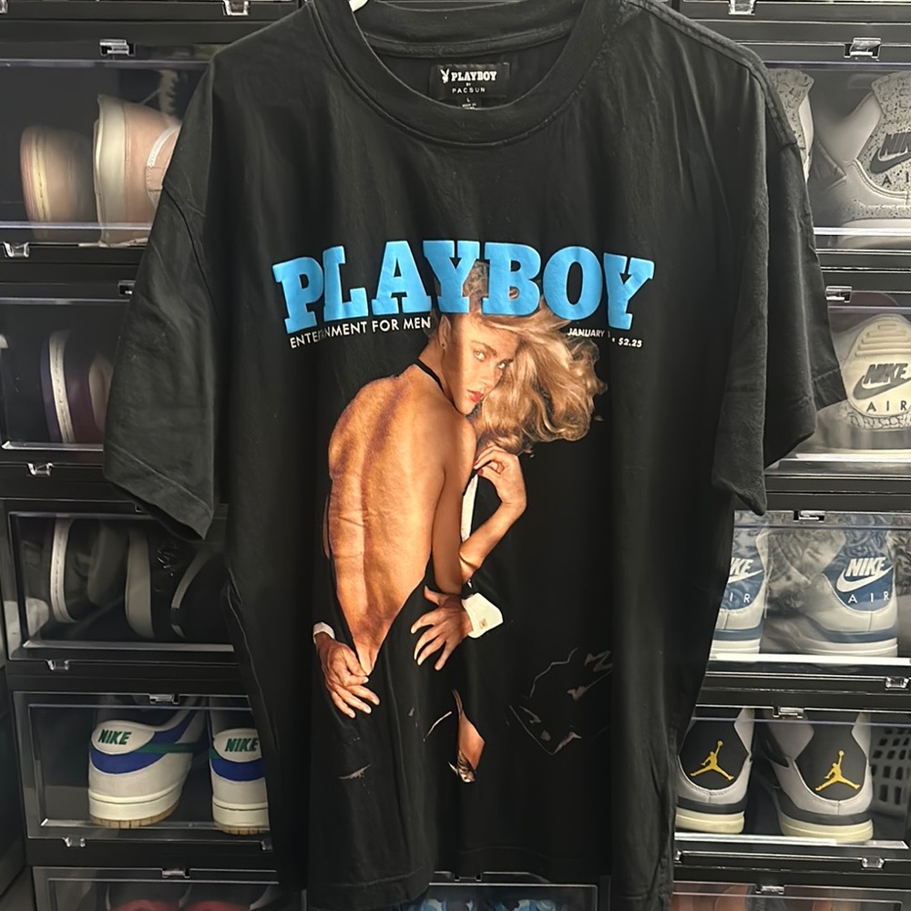 Playboy Black Graphic T-Shirt